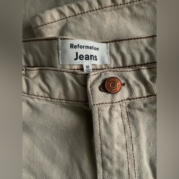 Reformation Cowboy High Rise Straight Jeans - Picture 3 of 3
